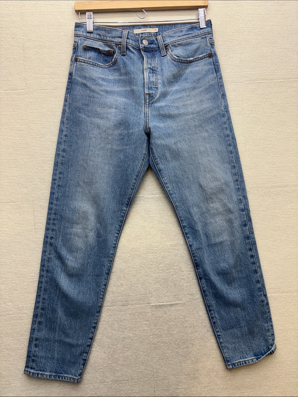Levi’s wedgie 27 button fly Light Blue Jeans
